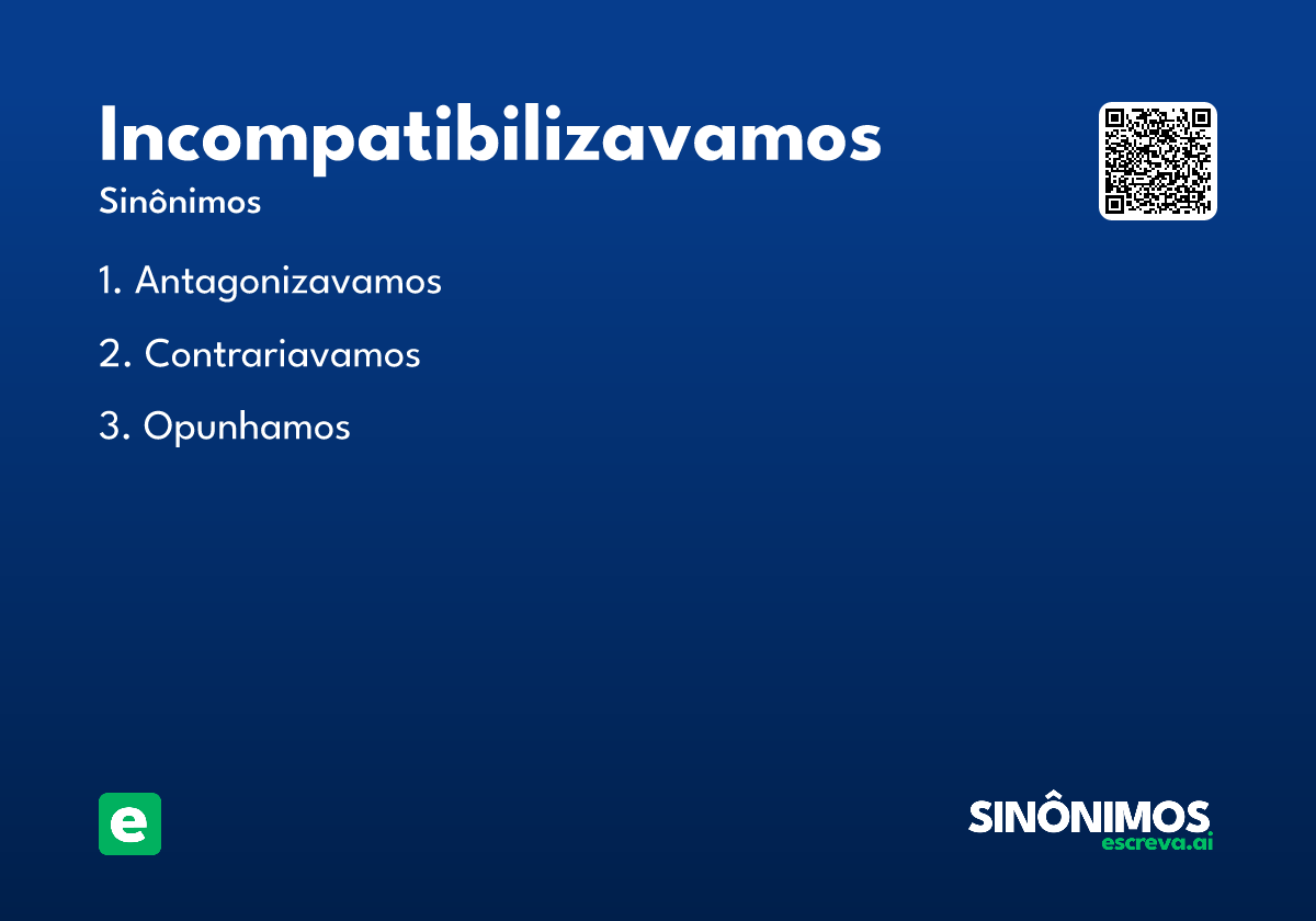 incompatibilizavamos