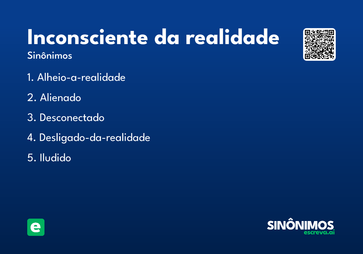 inconsciente da realidade