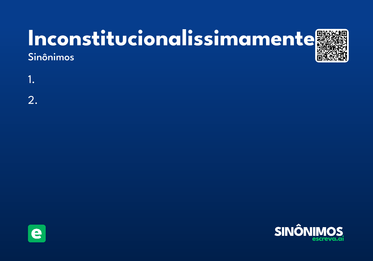 inconstitucionalissimamente