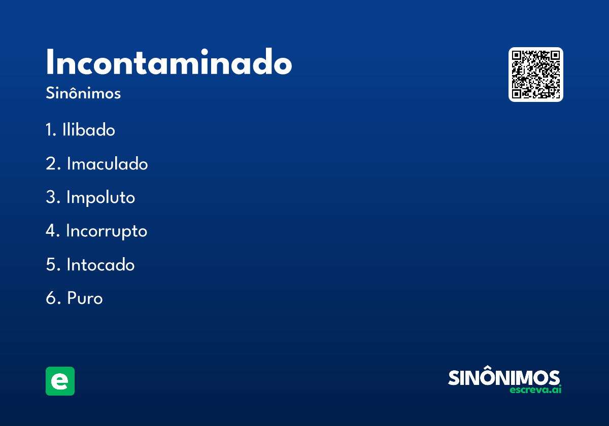 incontaminado