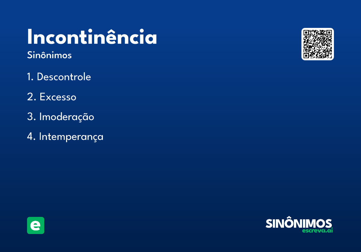 incontinência