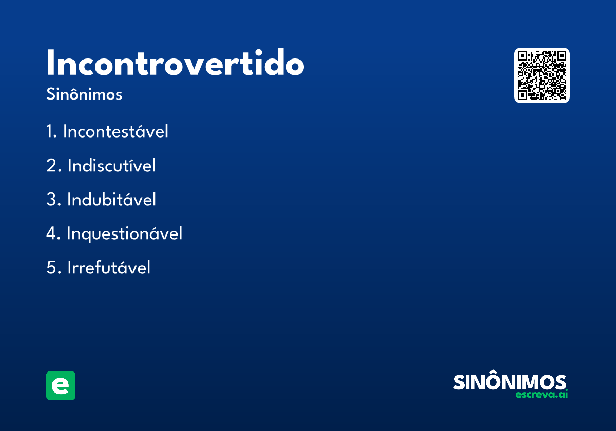 incontrovertido