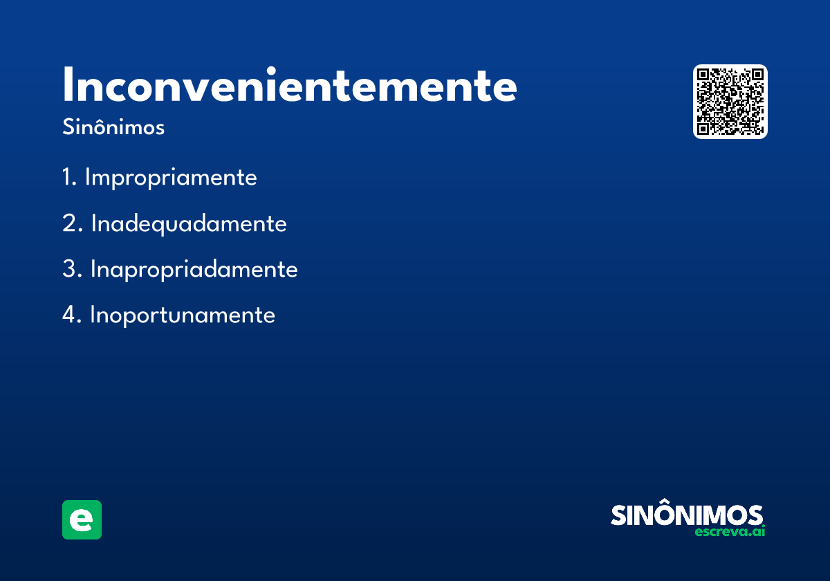 inconvenientemente