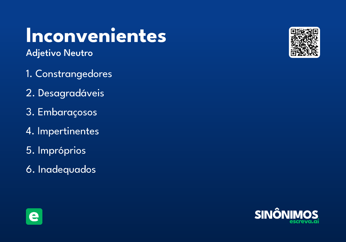 inconvenientes