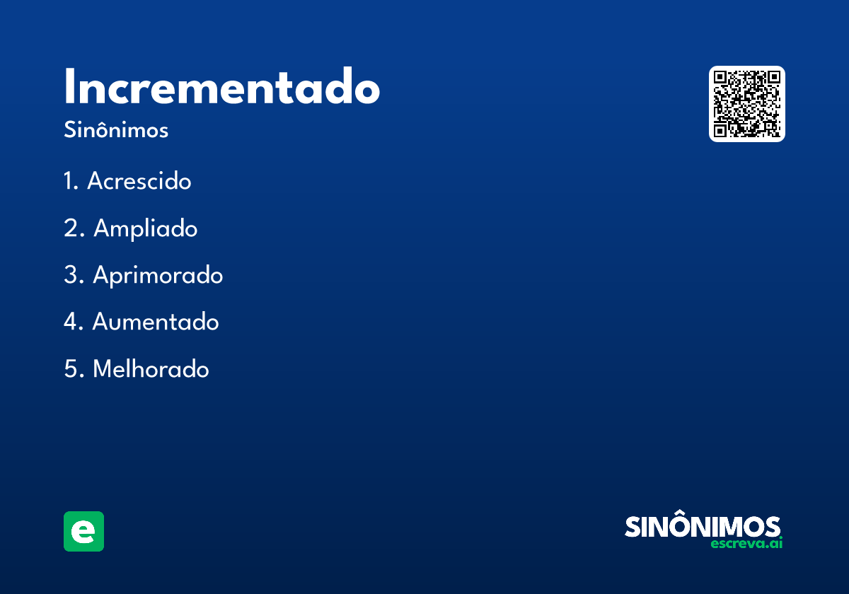 incrementado