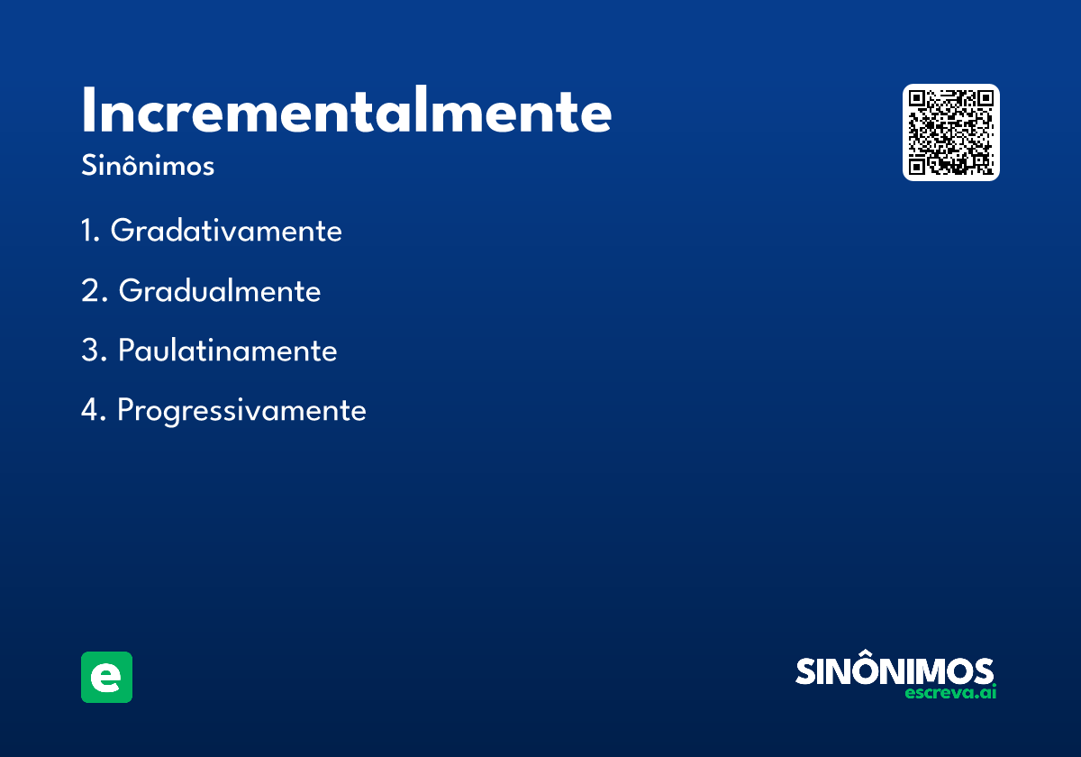 incrementalmente