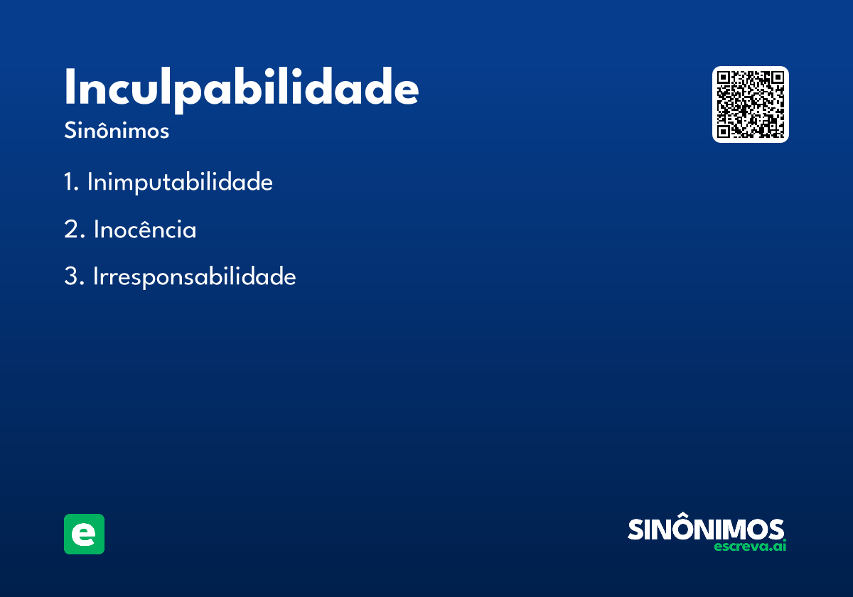 inculpabilidade