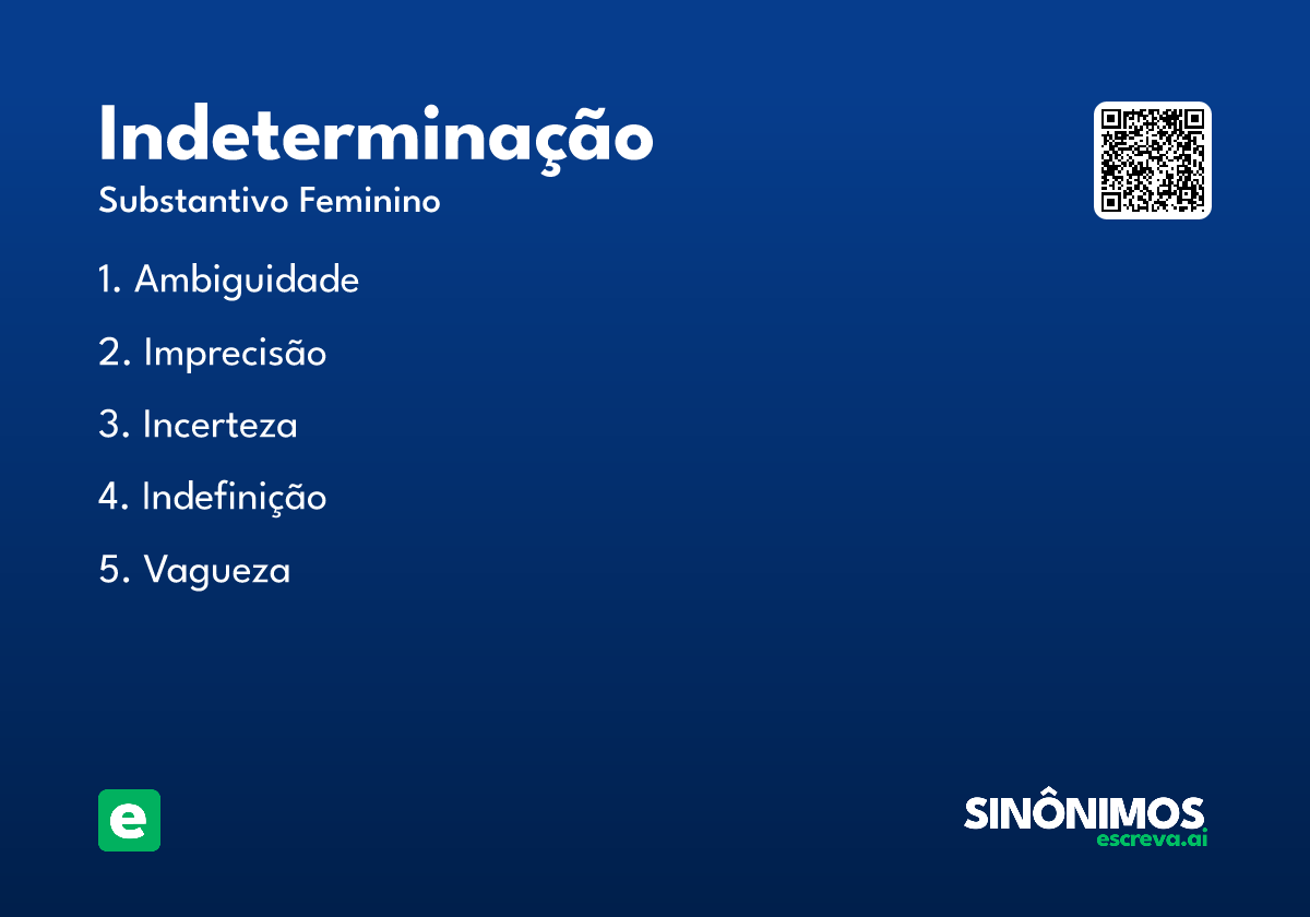 indeterminação