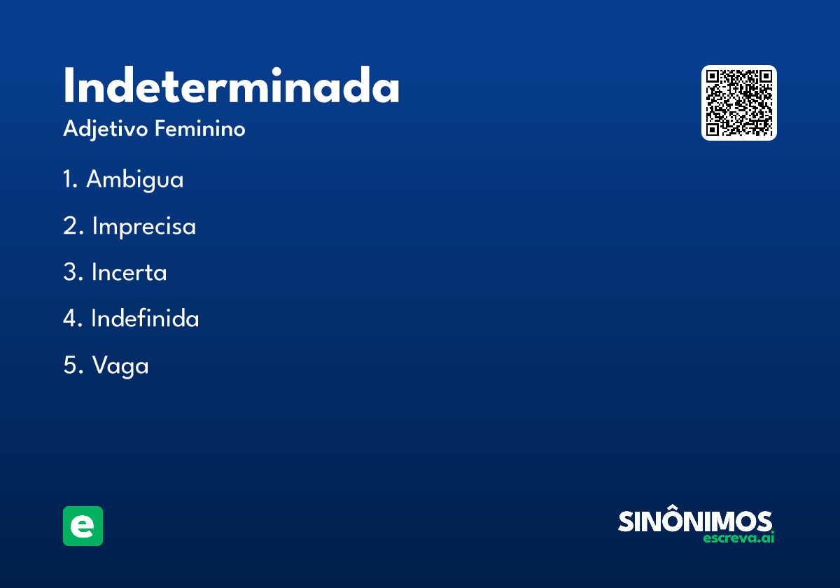 indeterminada