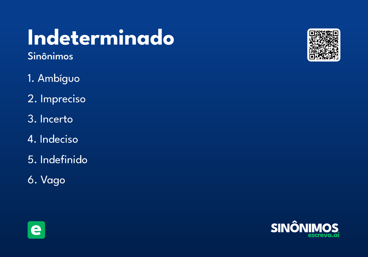 indeterminado