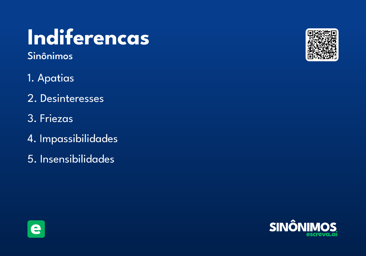 indiferencas
