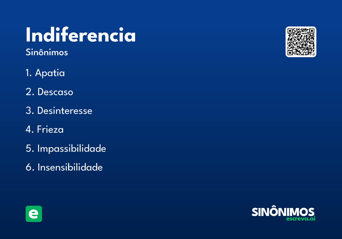 indiferencia