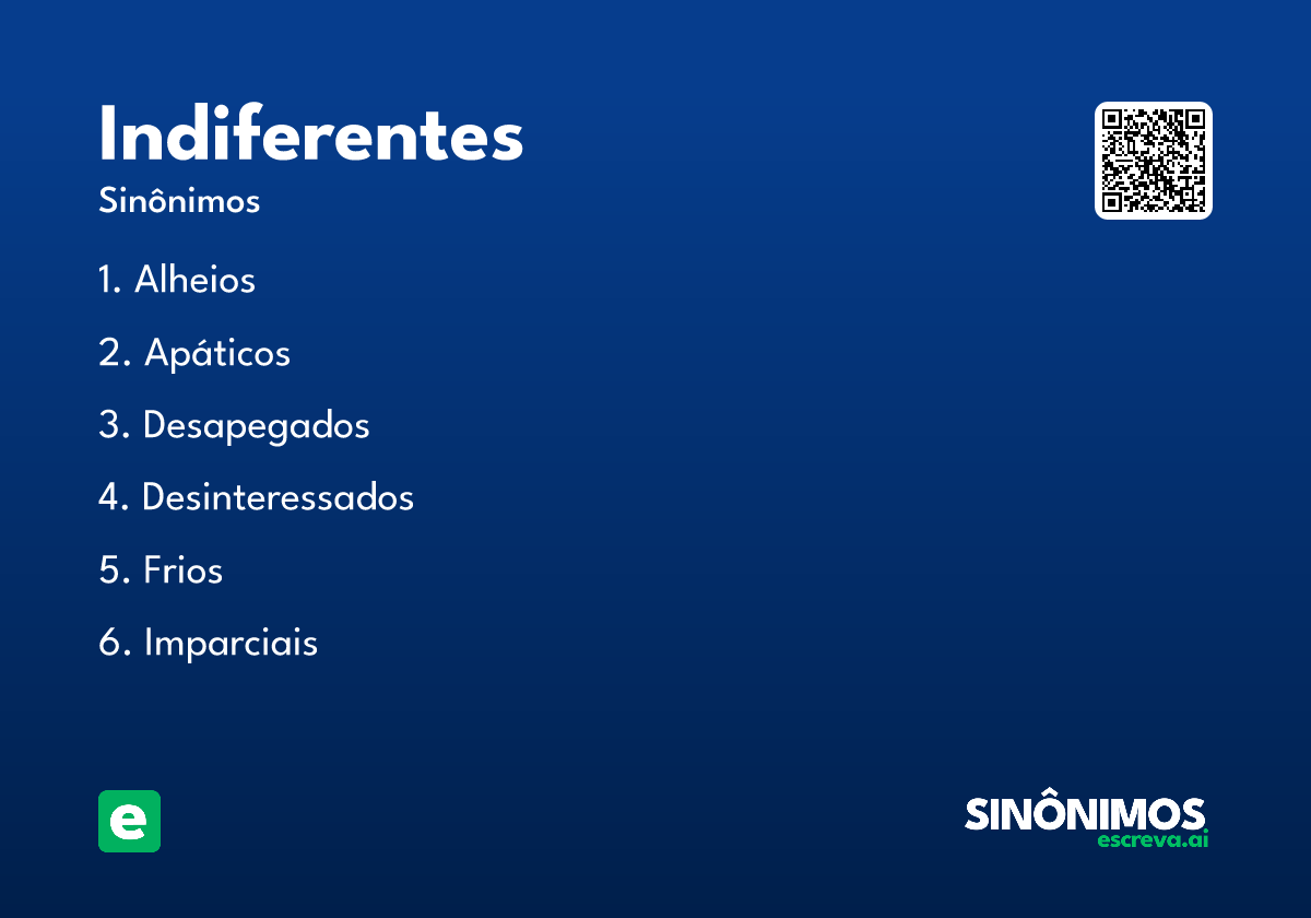 indiferentes