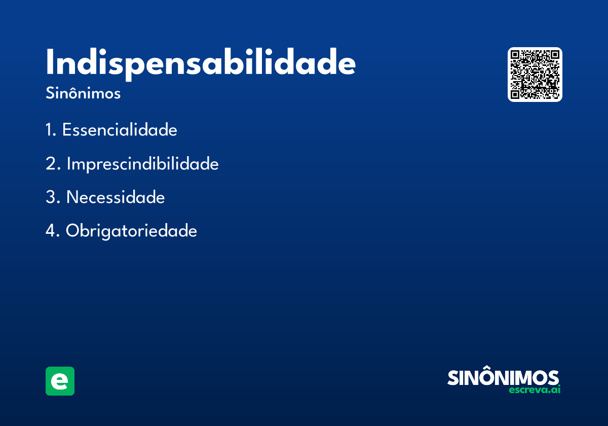 indispensabilidade