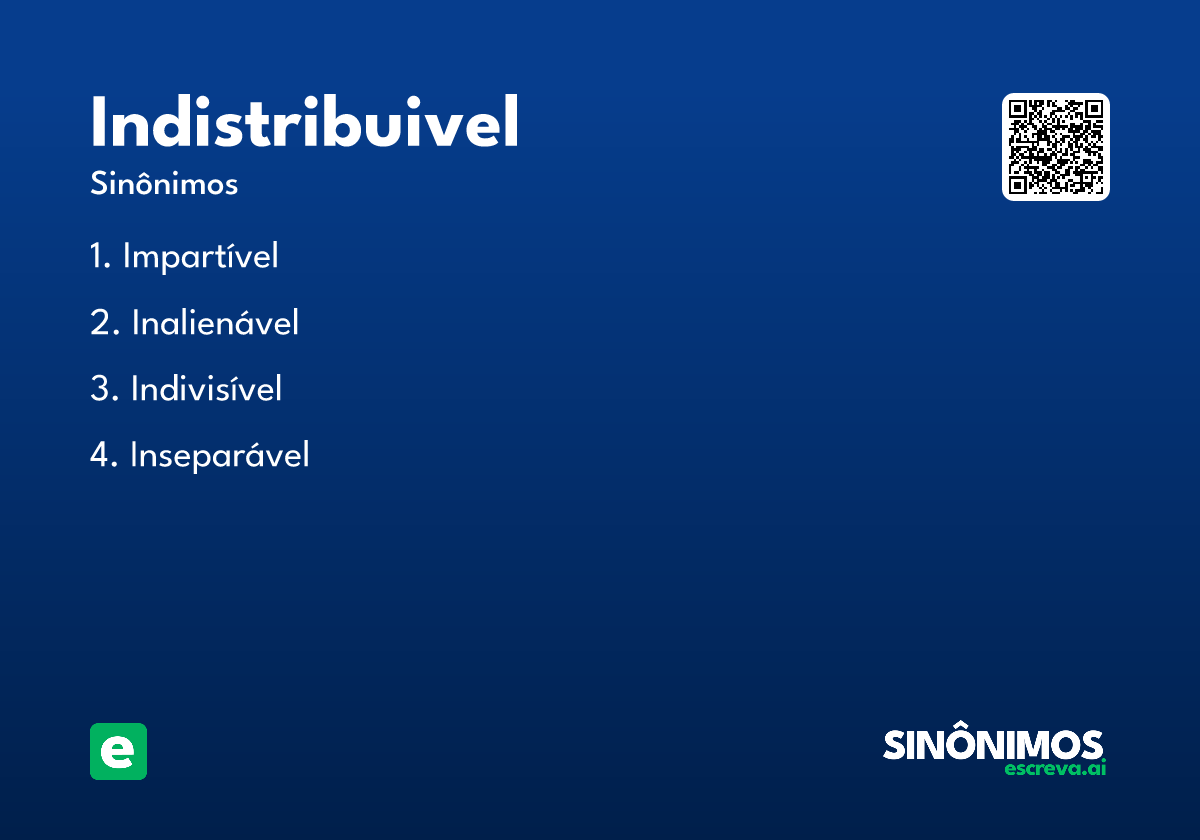 indistribuivel