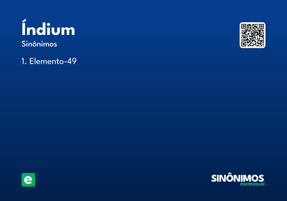 índium