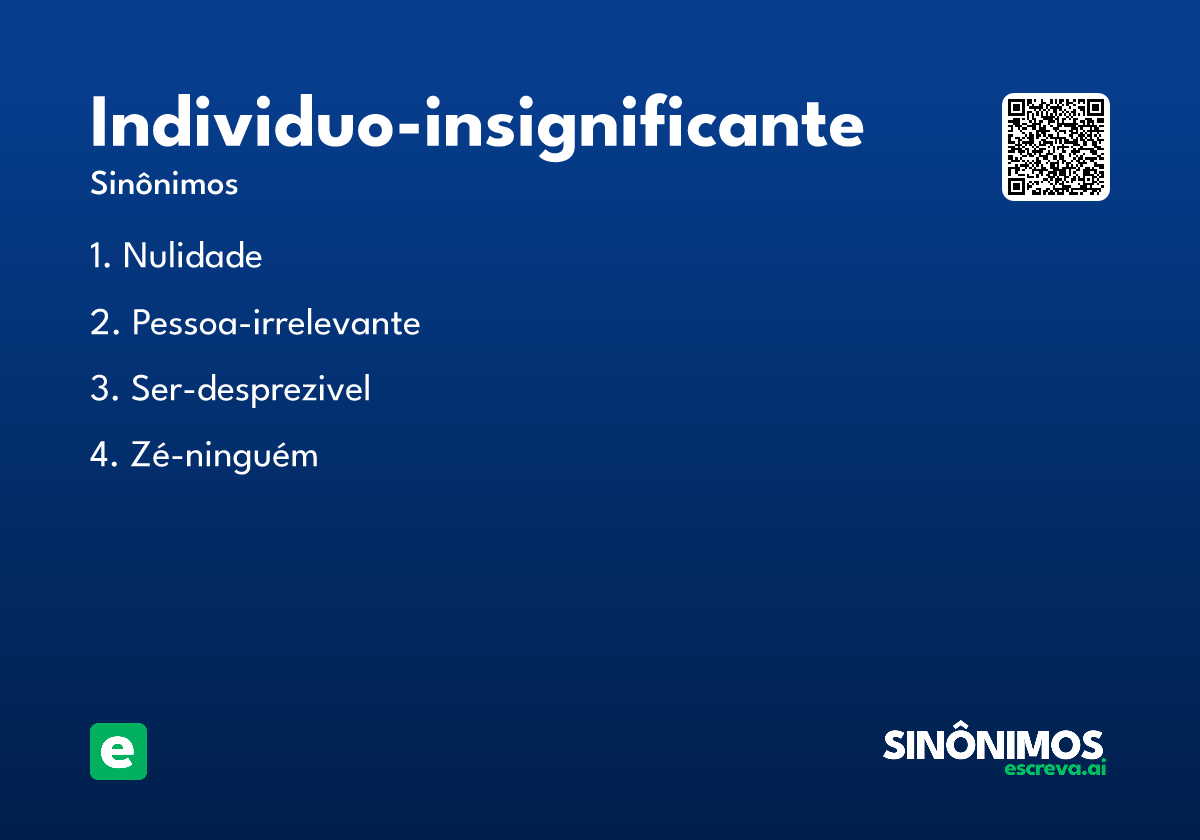individuo-insignificante