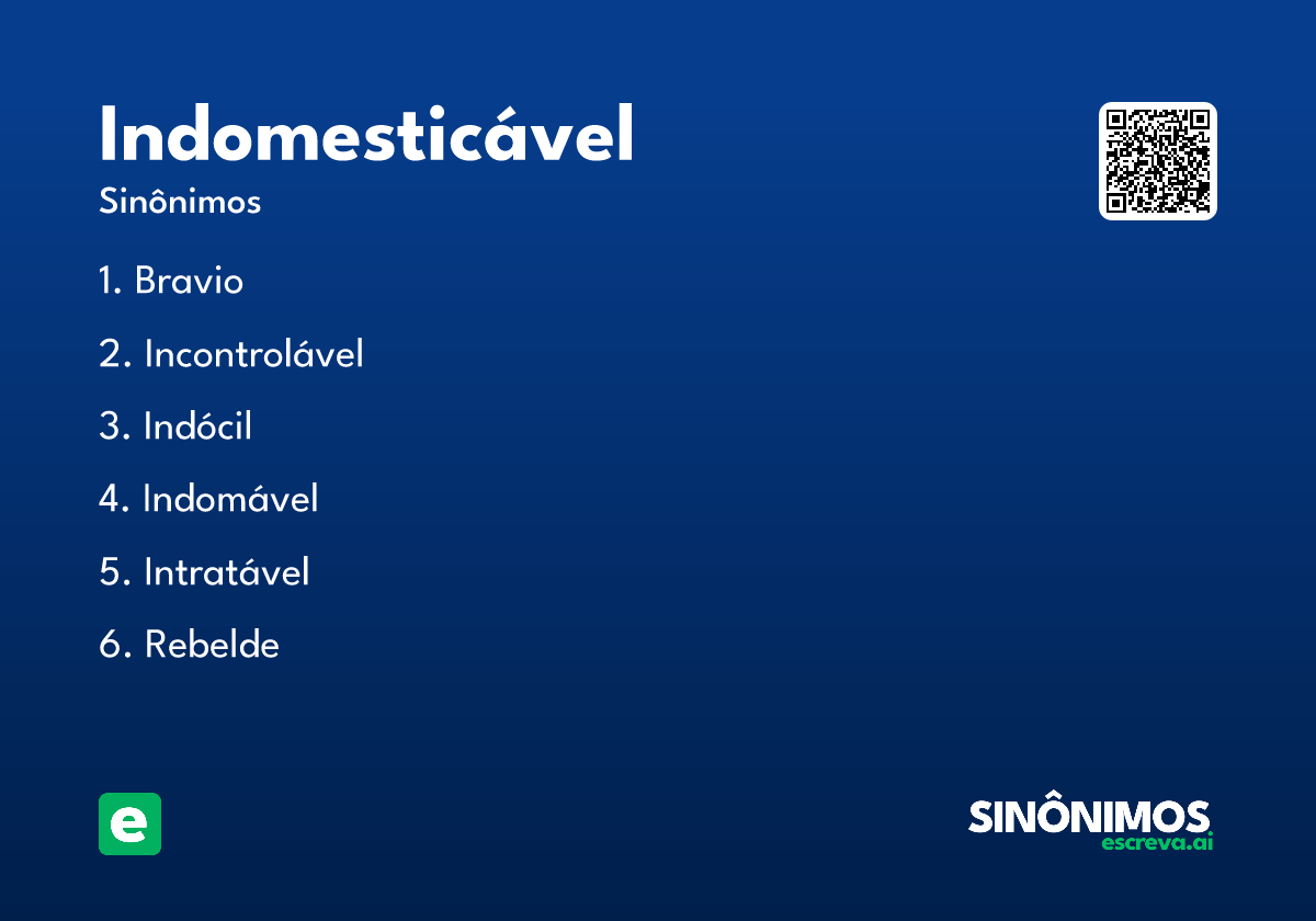 indomesticável