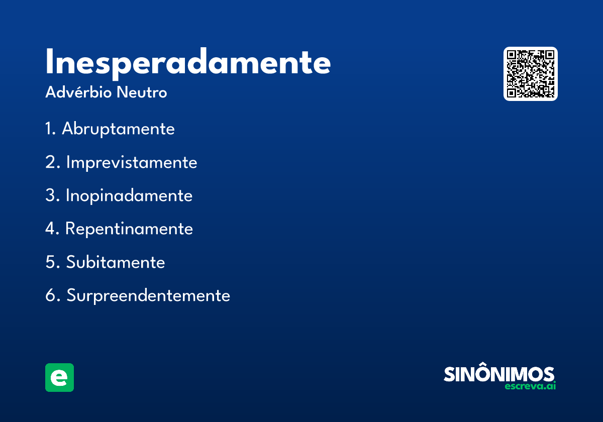 inesperadamente