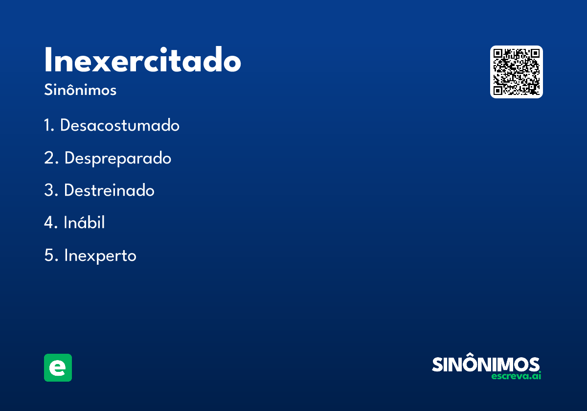 inexercitado