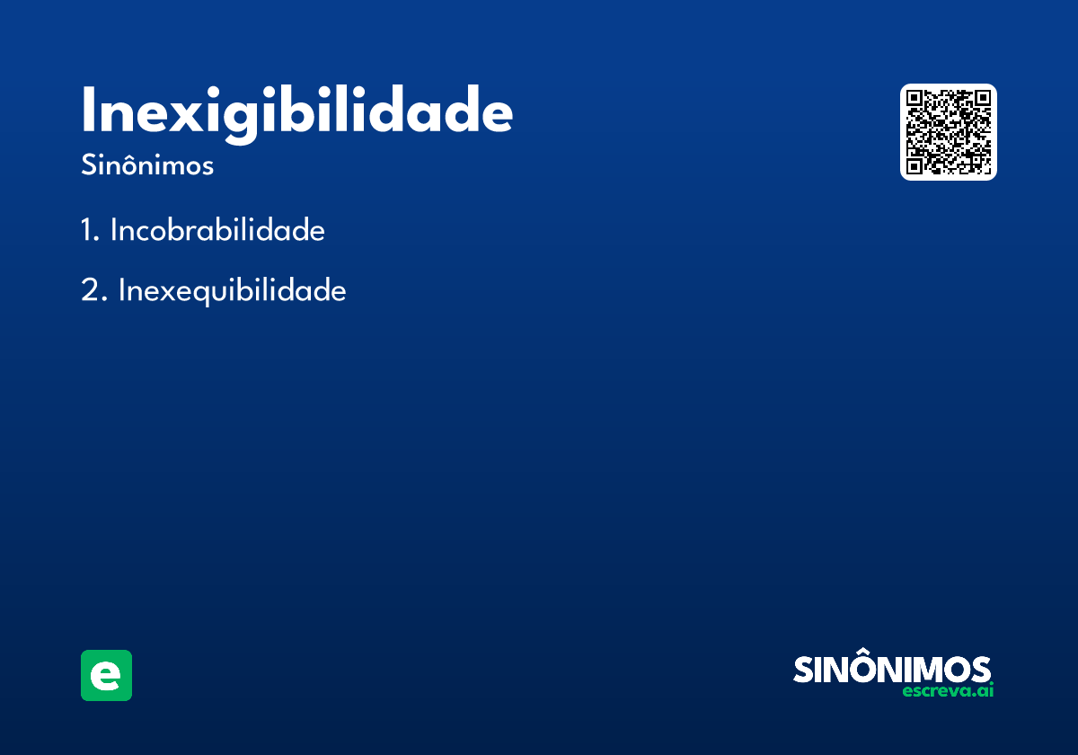 inexigibilidade