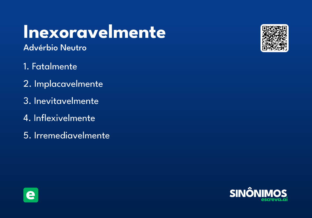 inexoravelmente