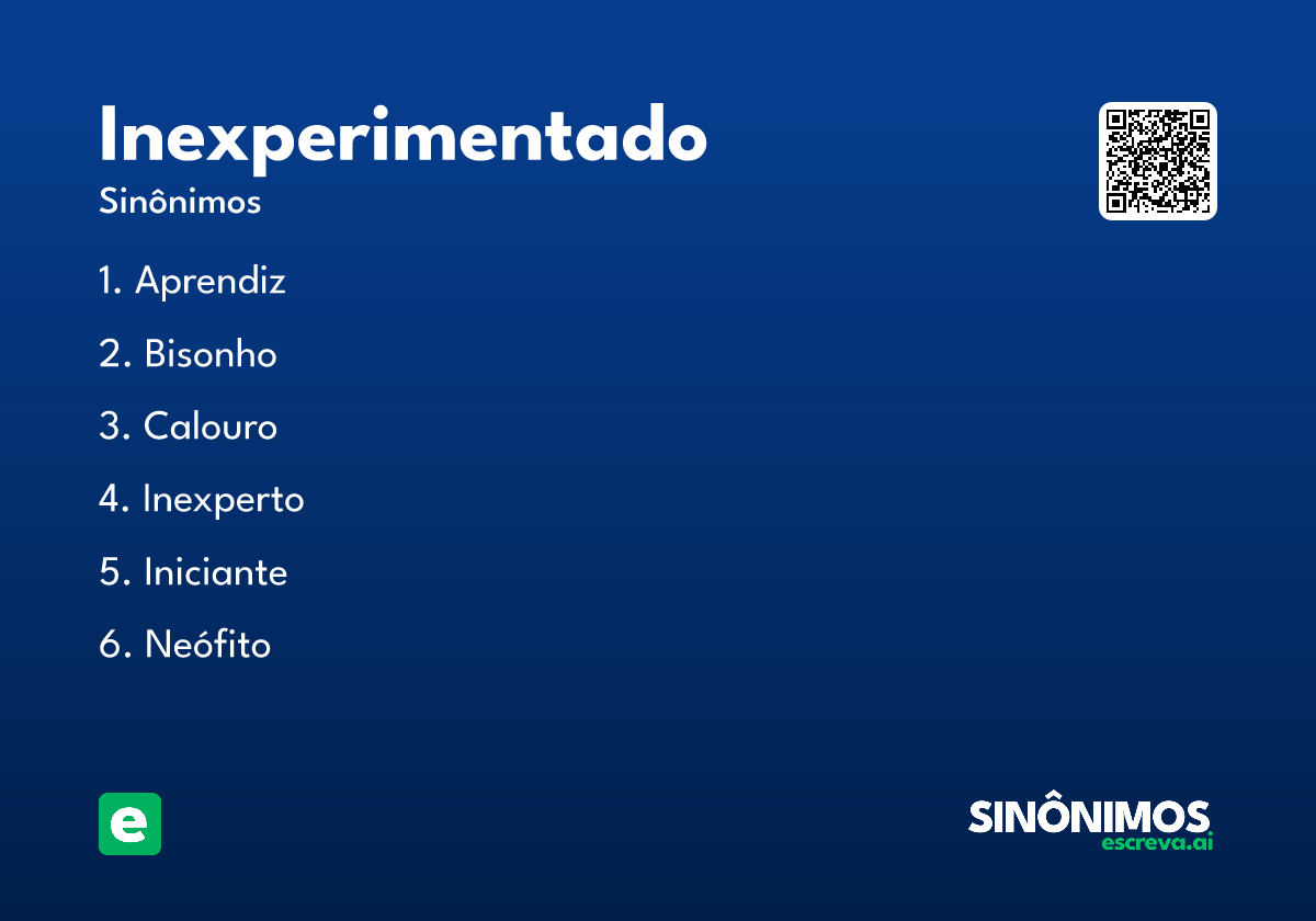 inexperimentado