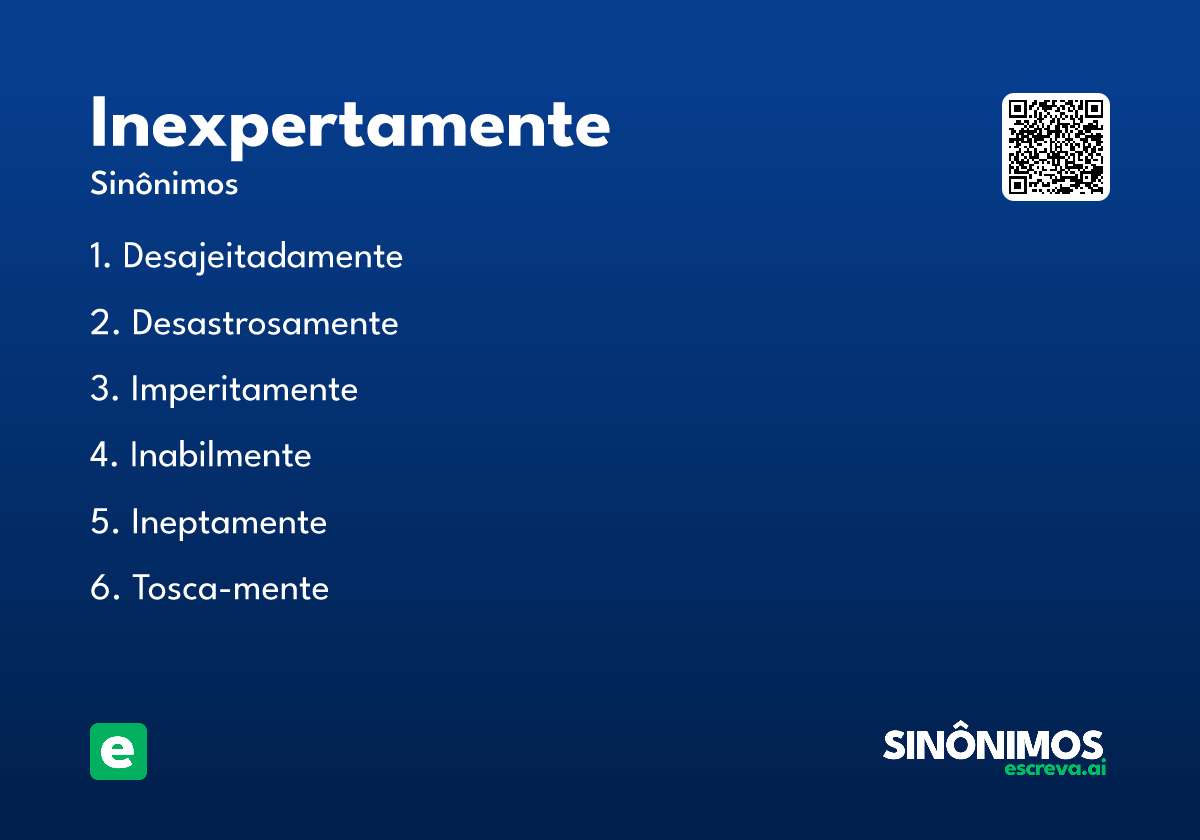 inexpertamente