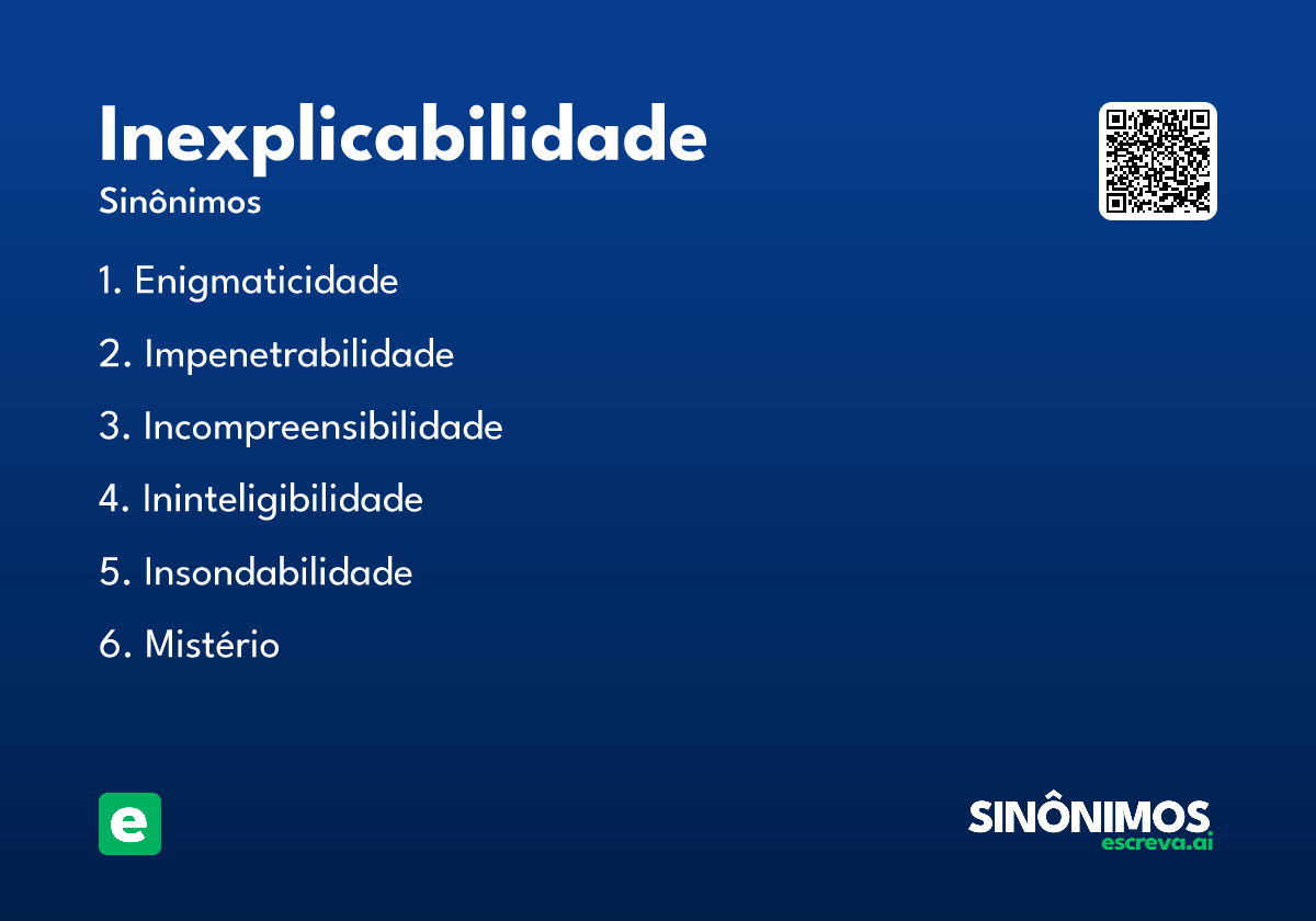 inexplicabilidade