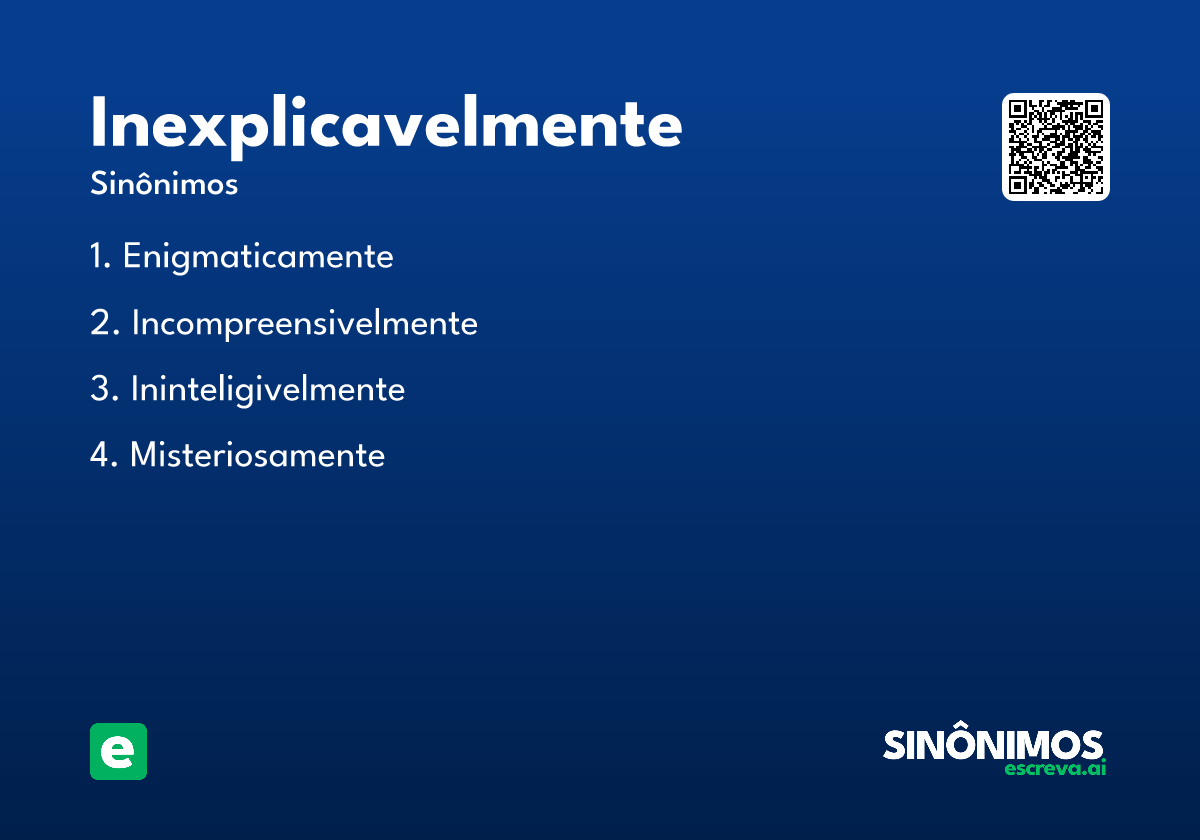 inexplicavelmente