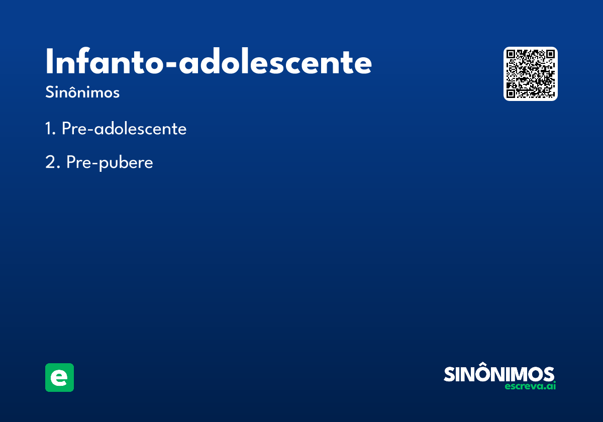 infanto-adolescente