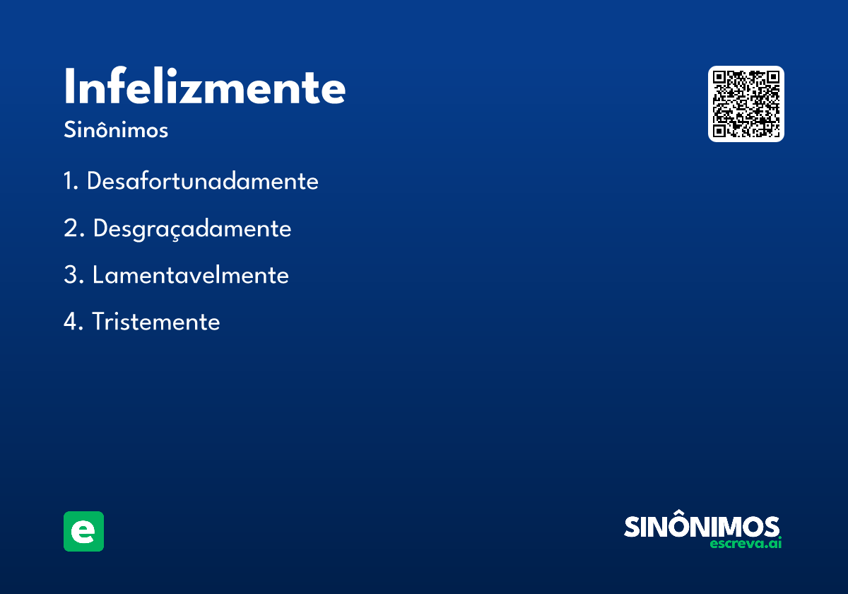 infelizmente