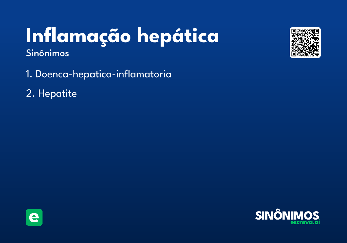 inflamação hepática