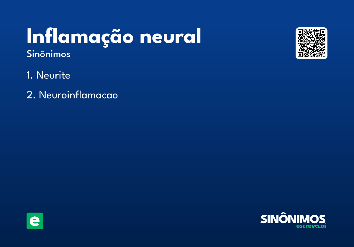 inflamação neural