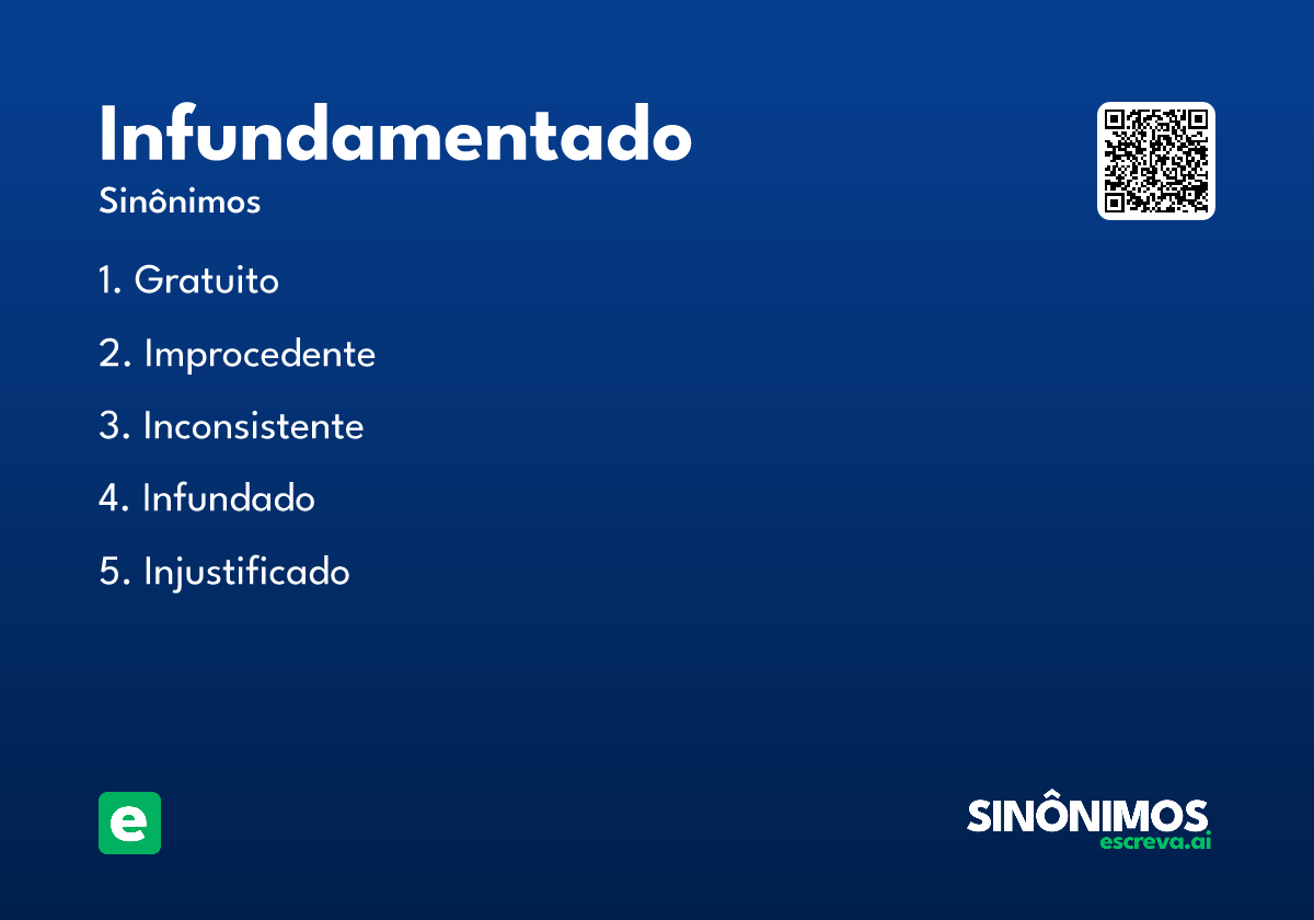 infundamentado