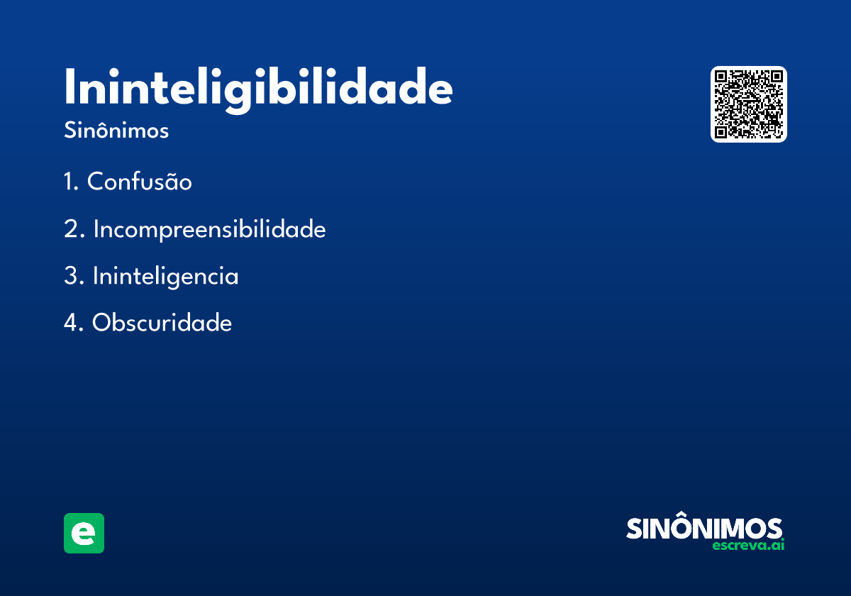 ininteligibilidade