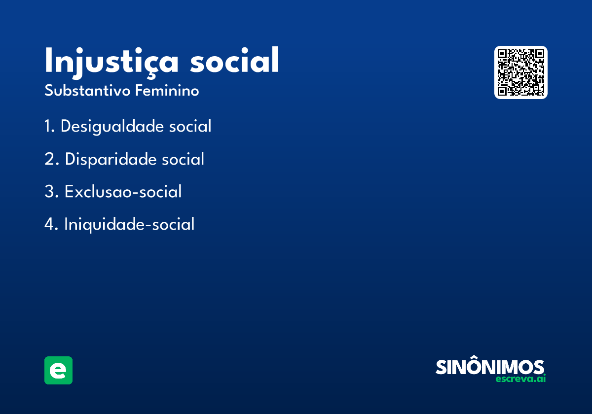 injustiça social