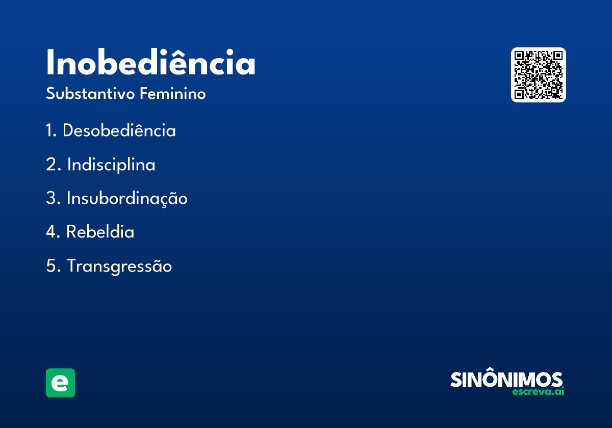 inobediência