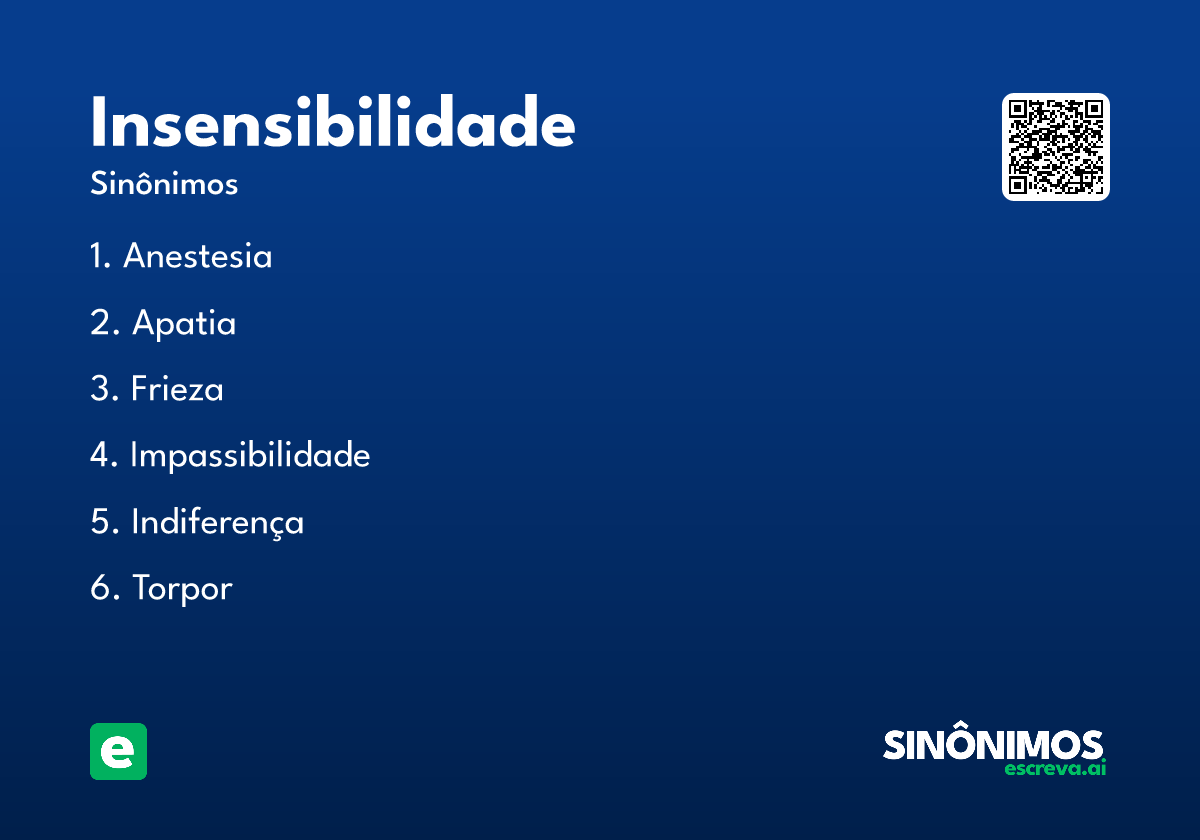 insensibilidade