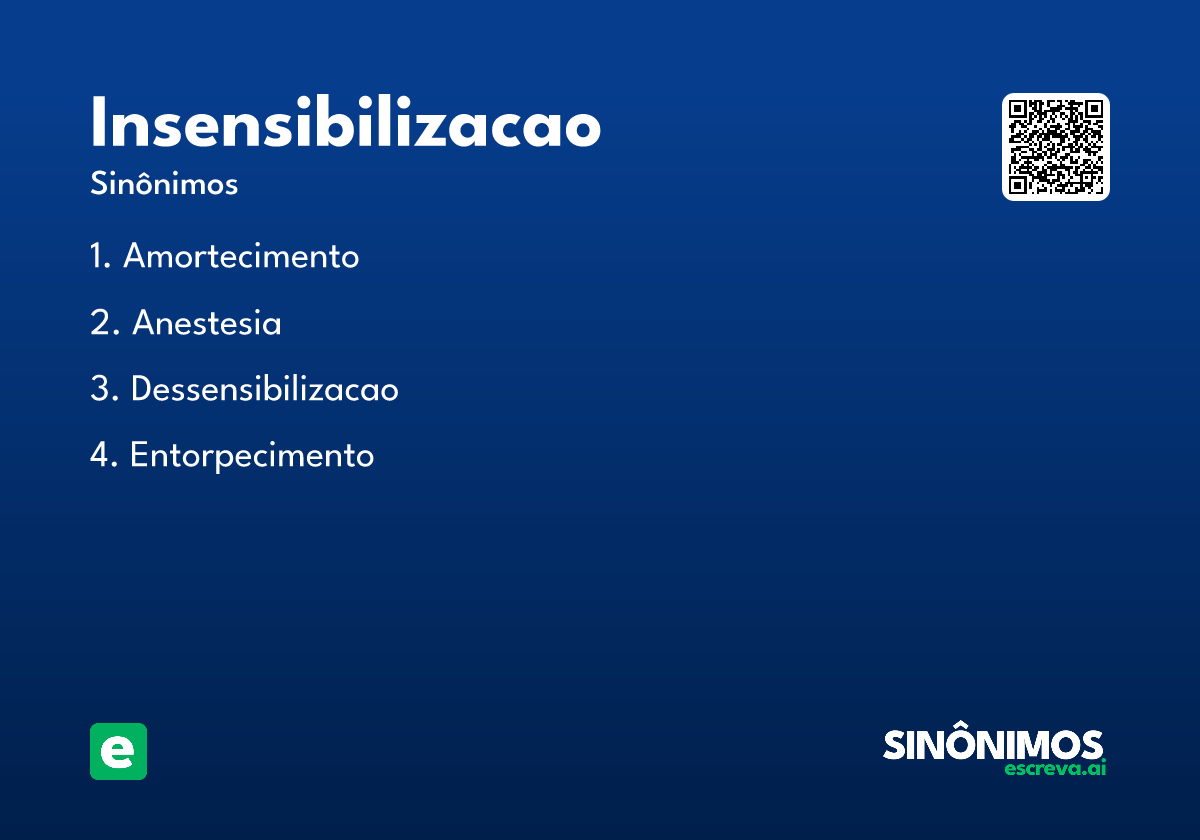 insensibilizacao