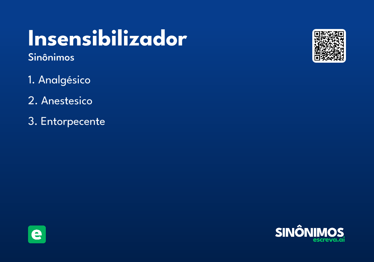 insensibilizador