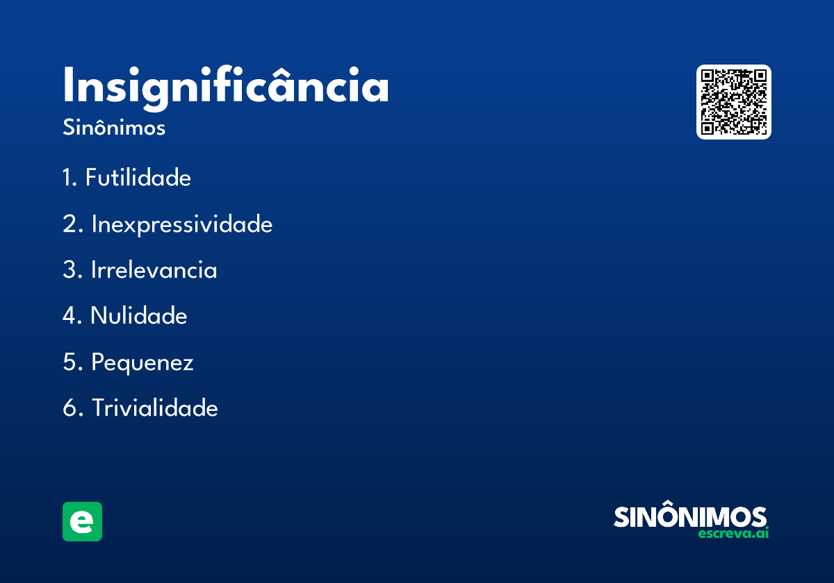 insignificância