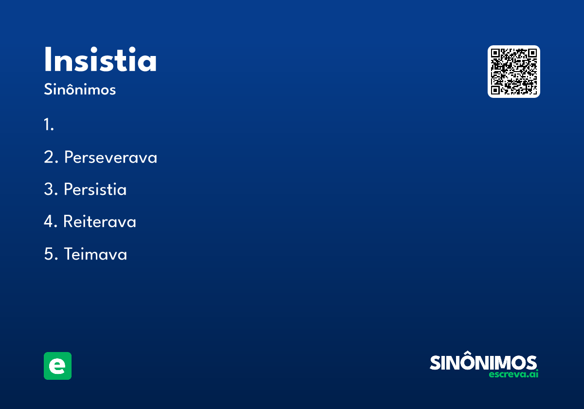 insistia