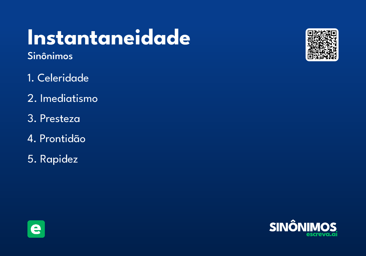 instantaneidade