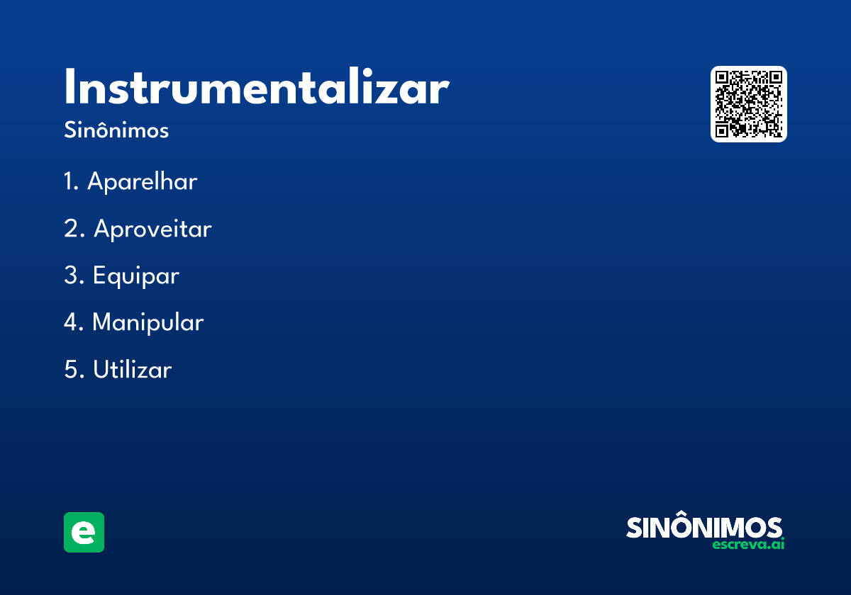 instrumentalizar