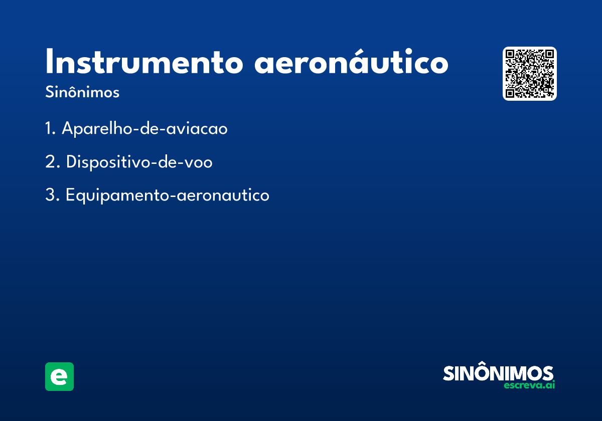 instrumento aeronáutico