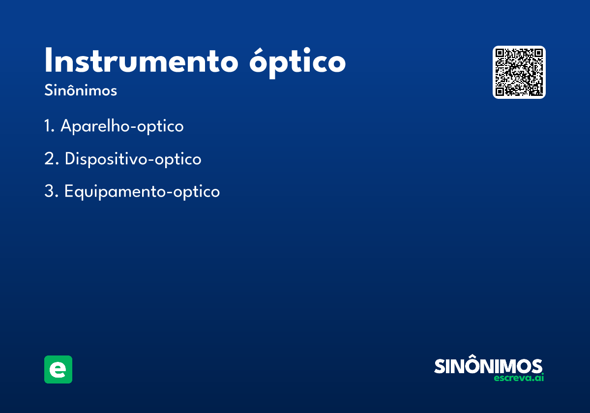 instrumento óptico