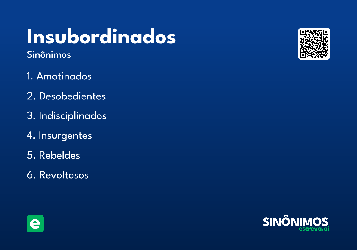 insubordinados