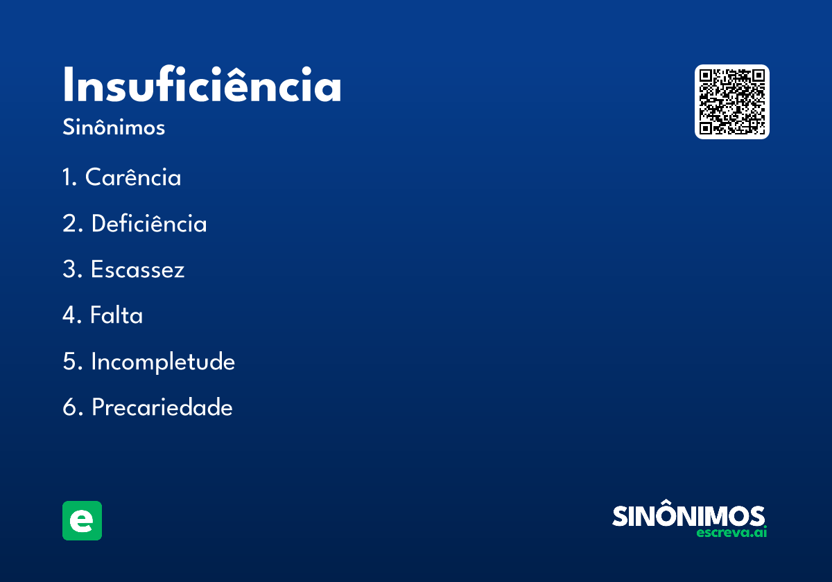 insuficiência