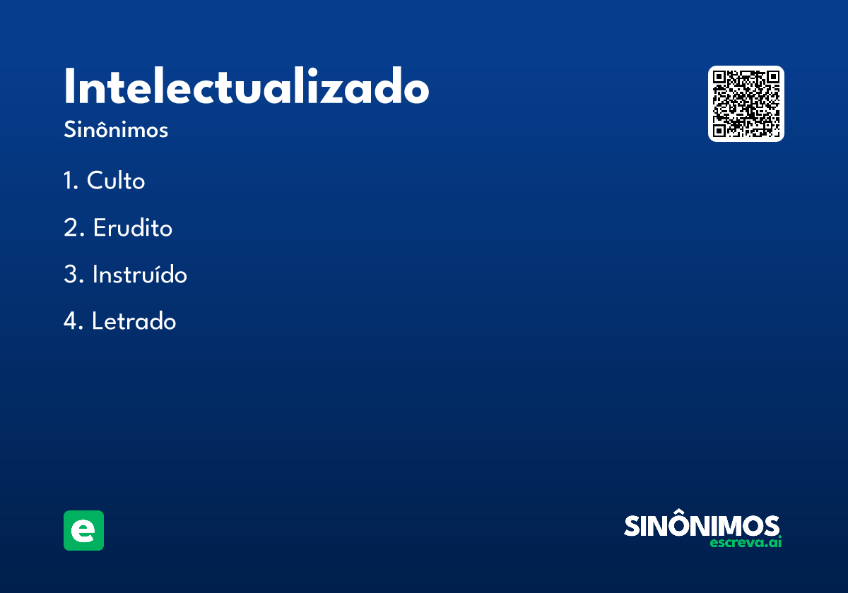 intelectualizado